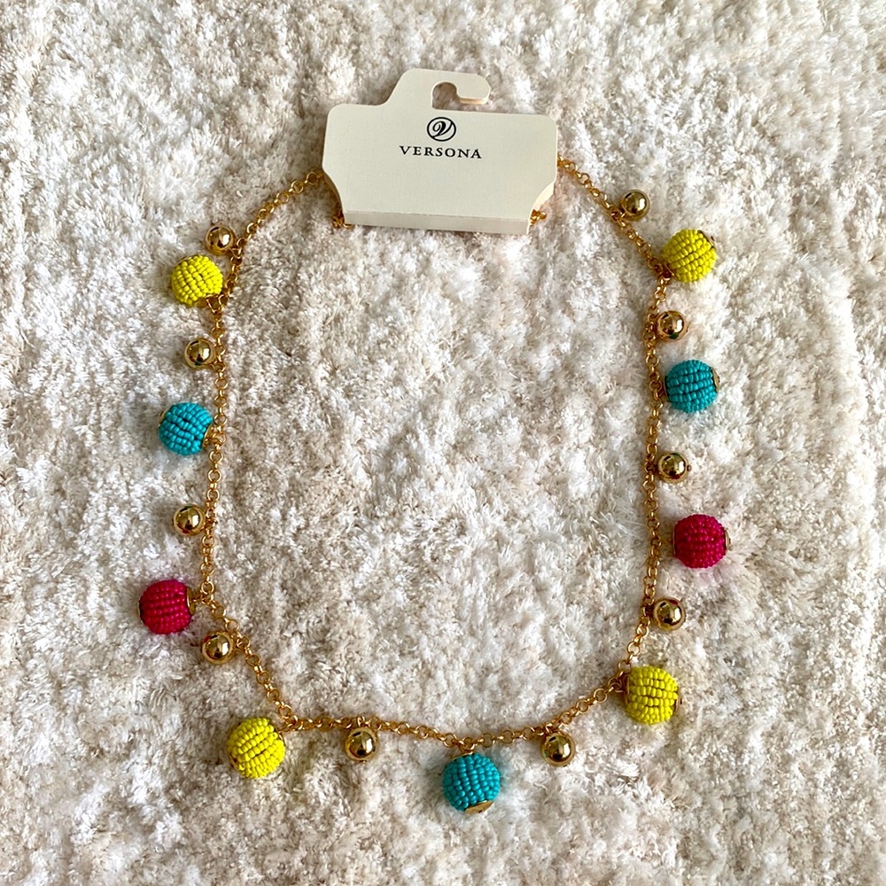 Versona beaded necklace - new, never worn!